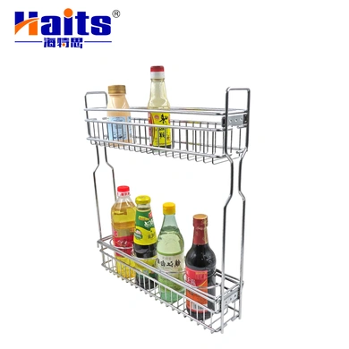 HT-16.029 Kitchen Wire Basket Strainers Stainless Steel Kitchen Pantry CabinetsKitchen Wire Basket Strainers Stainless Steel Kitchen Pantry Cabinets